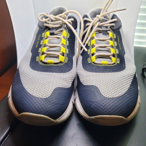 Cole Haan Gray and Yellow Sneakers - Picture 1 of 11